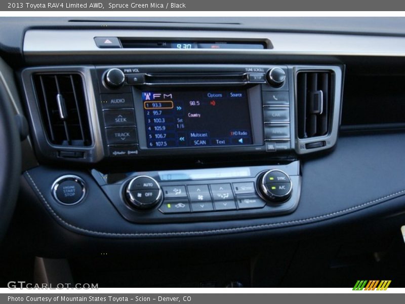 Spruce Green Mica / Black 2013 Toyota RAV4 Limited AWD