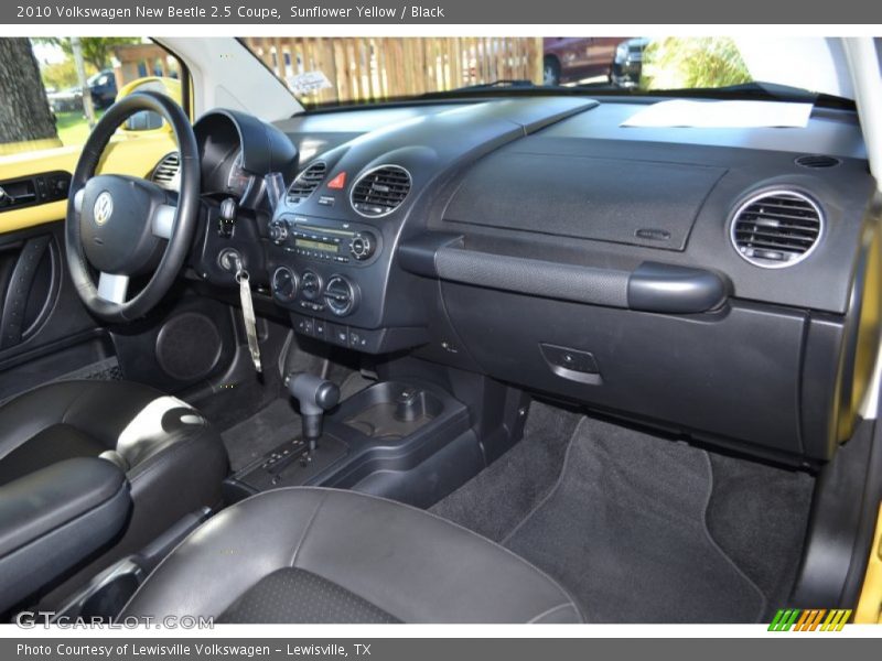 Sunflower Yellow / Black 2010 Volkswagen New Beetle 2.5 Coupe
