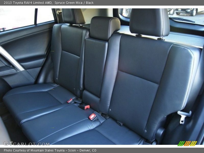 Spruce Green Mica / Black 2013 Toyota RAV4 Limited AWD