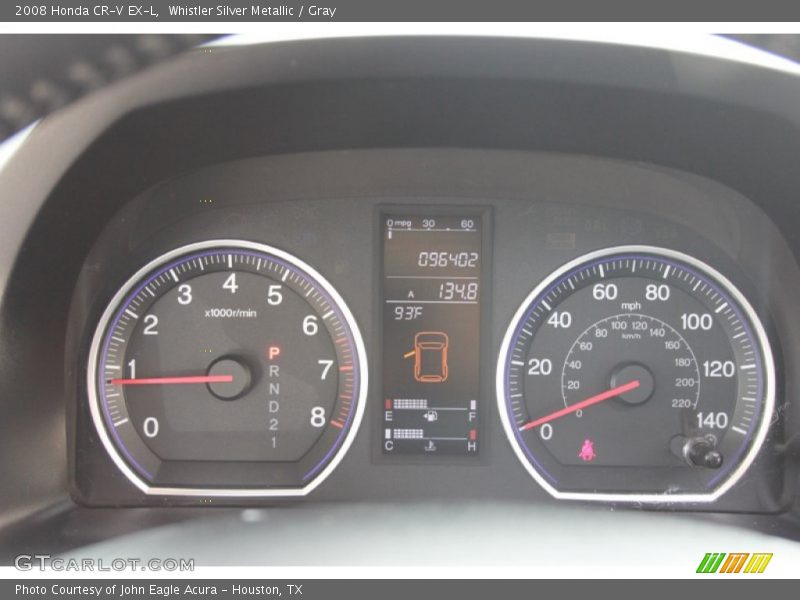 Whistler Silver Metallic / Gray 2008 Honda CR-V EX-L