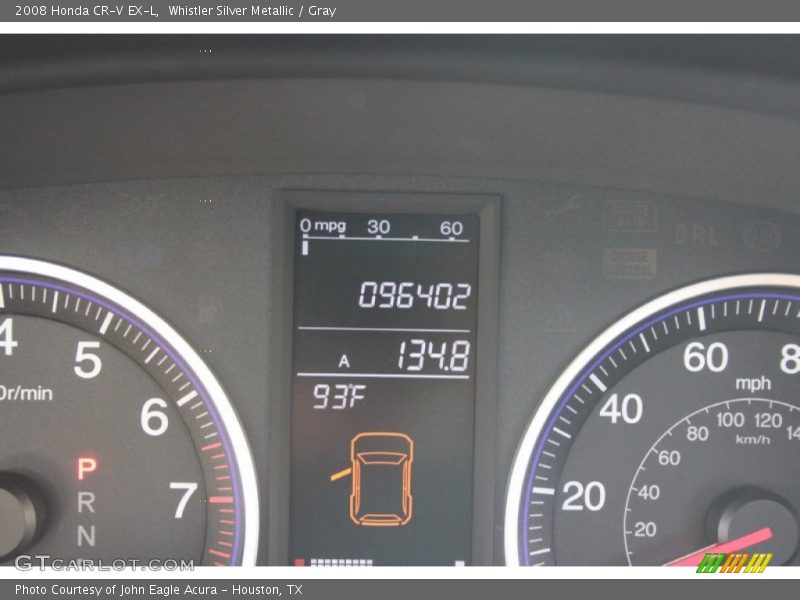 Whistler Silver Metallic / Gray 2008 Honda CR-V EX-L