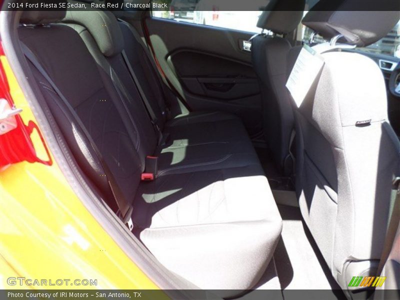Race Red / Charcoal Black 2014 Ford Fiesta SE Sedan