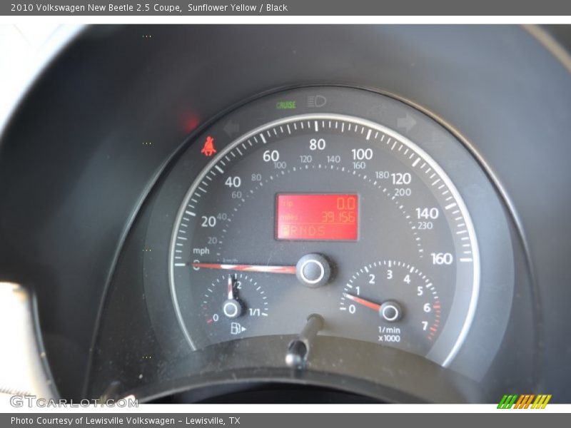 Sunflower Yellow / Black 2010 Volkswagen New Beetle 2.5 Coupe