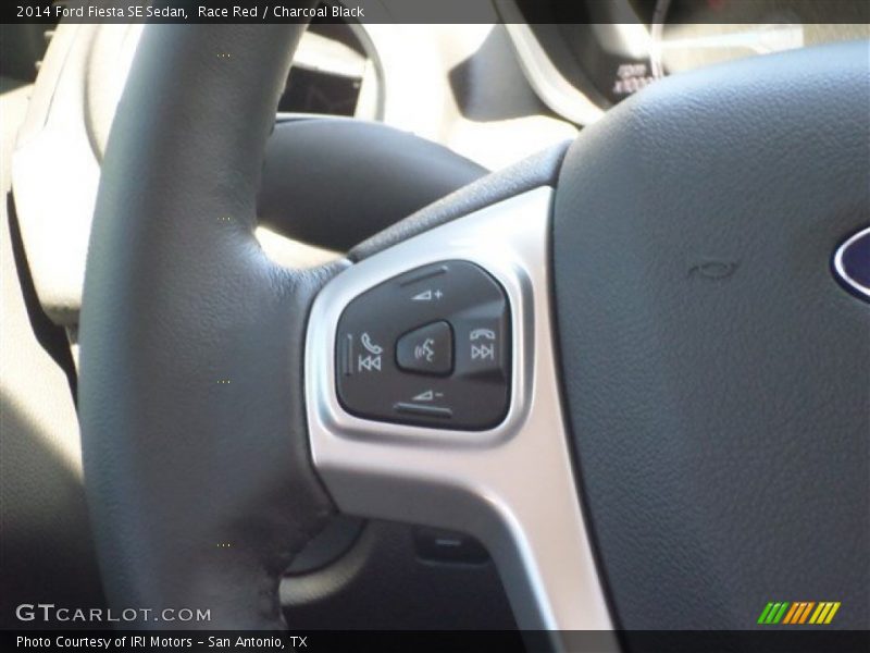 Race Red / Charcoal Black 2014 Ford Fiesta SE Sedan