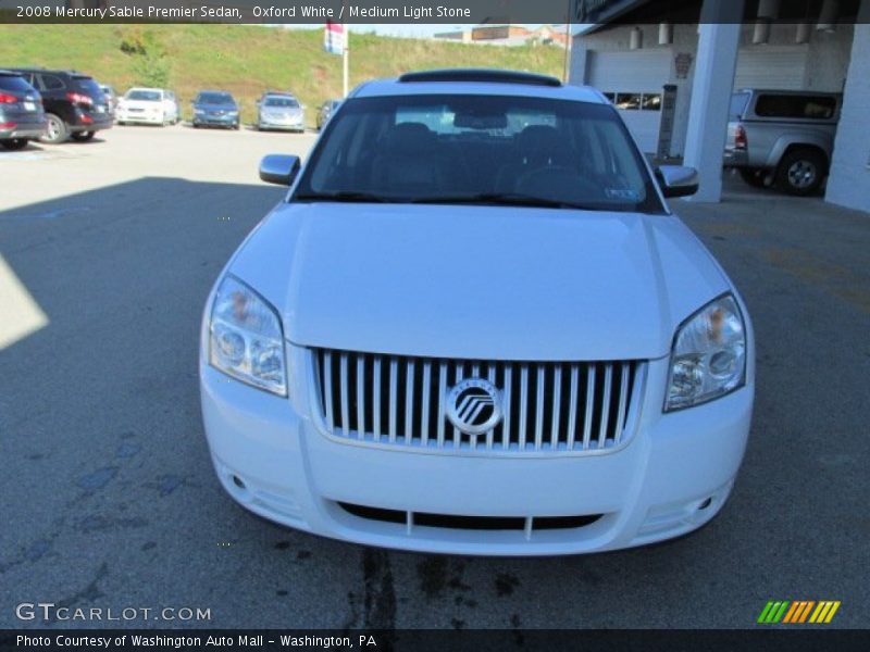 Oxford White / Medium Light Stone 2008 Mercury Sable Premier Sedan