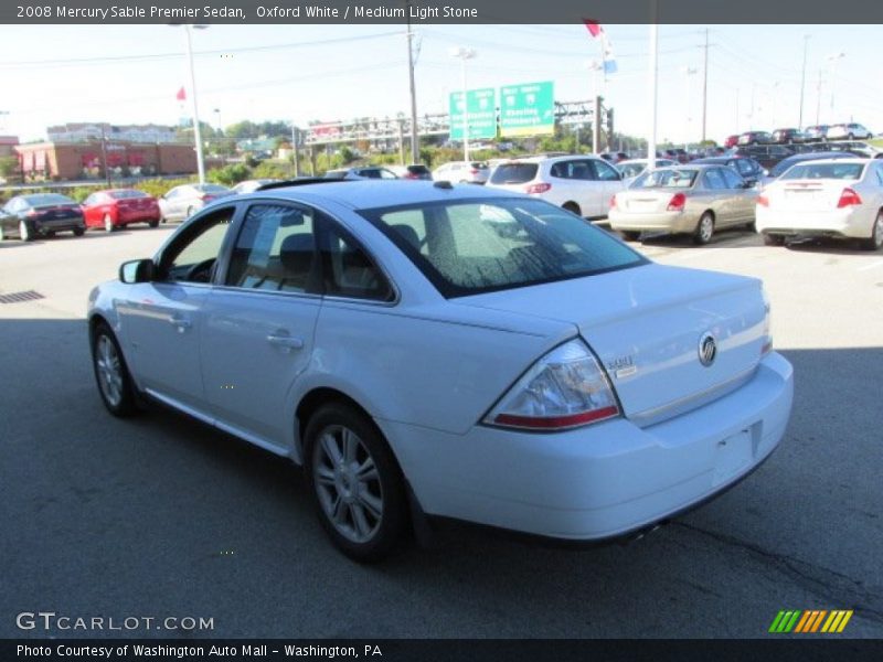 Oxford White / Medium Light Stone 2008 Mercury Sable Premier Sedan