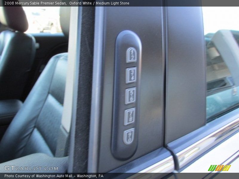 Oxford White / Medium Light Stone 2008 Mercury Sable Premier Sedan