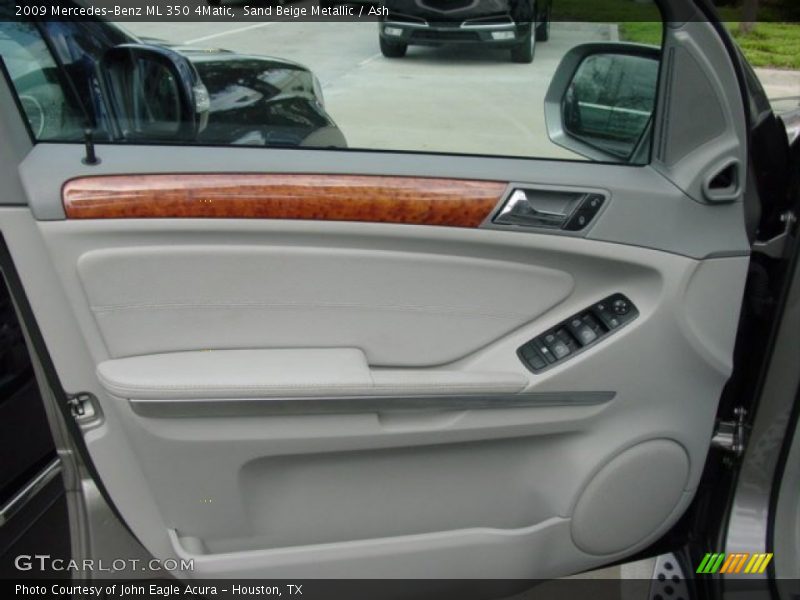 Sand Beige Metallic / Ash 2009 Mercedes-Benz ML 350 4Matic