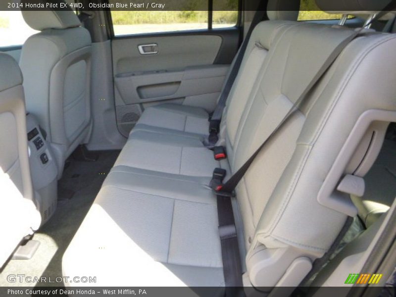 Obsidian Blue Pearl / Gray 2014 Honda Pilot EX 4WD