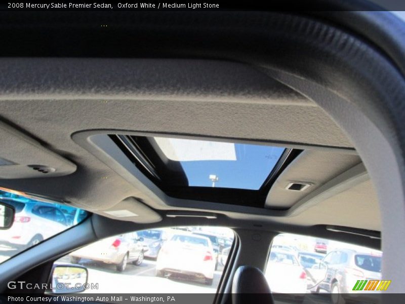 Oxford White / Medium Light Stone 2008 Mercury Sable Premier Sedan