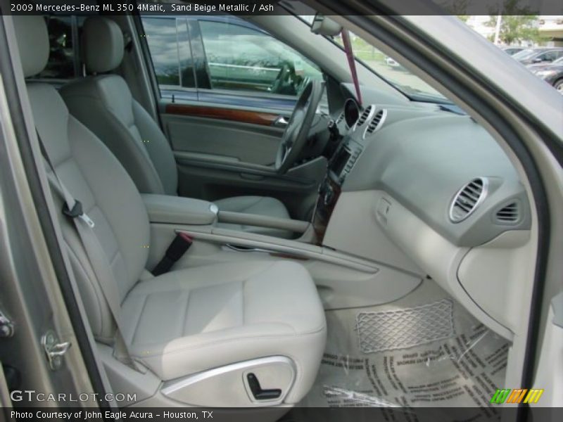 Sand Beige Metallic / Ash 2009 Mercedes-Benz ML 350 4Matic
