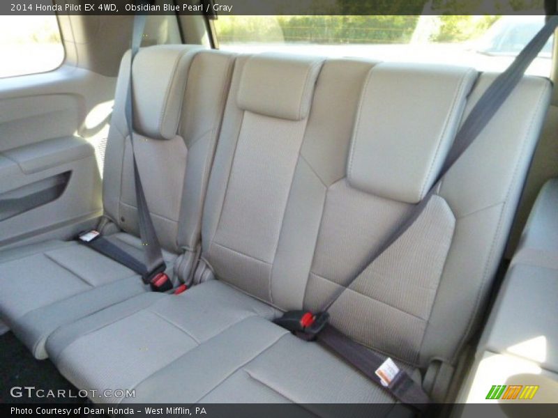 Obsidian Blue Pearl / Gray 2014 Honda Pilot EX 4WD