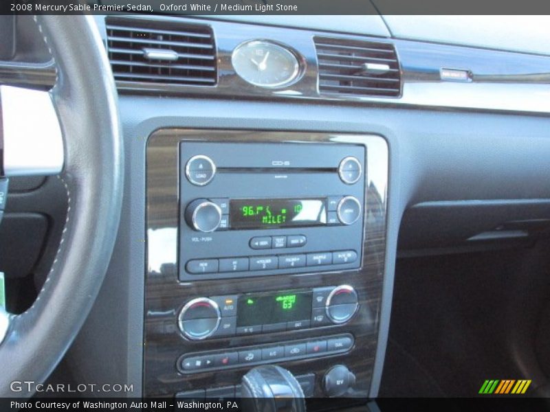 Oxford White / Medium Light Stone 2008 Mercury Sable Premier Sedan