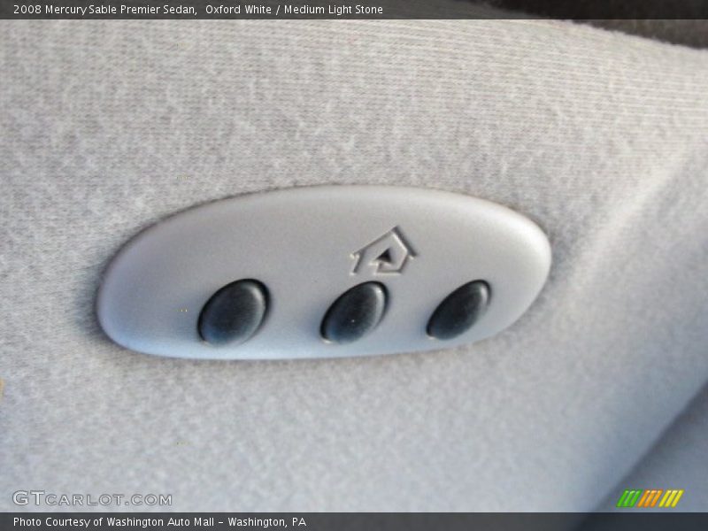 Oxford White / Medium Light Stone 2008 Mercury Sable Premier Sedan