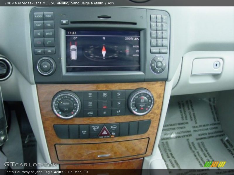 Controls of 2009 ML 350 4Matic