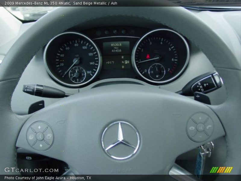 Sand Beige Metallic / Ash 2009 Mercedes-Benz ML 350 4Matic