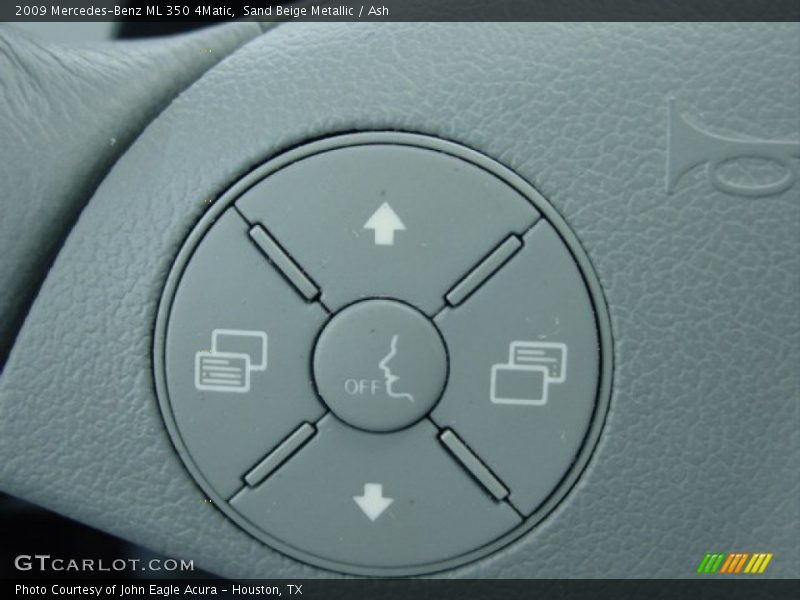 Controls of 2009 ML 350 4Matic