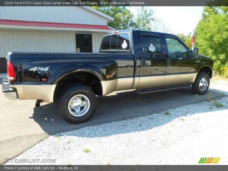 Black / Medium Parchment 2000 Ford F350 Super Duty Lariat Crew Cab 4x4 Dually
