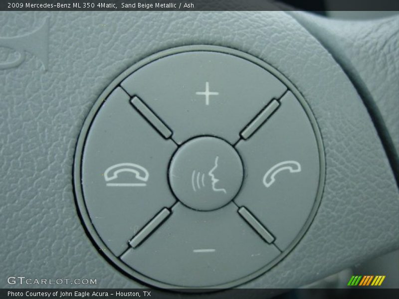 Controls of 2009 ML 350 4Matic