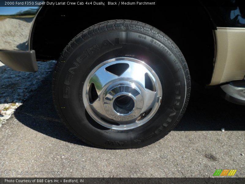Black / Medium Parchment 2000 Ford F350 Super Duty Lariat Crew Cab 4x4 Dually