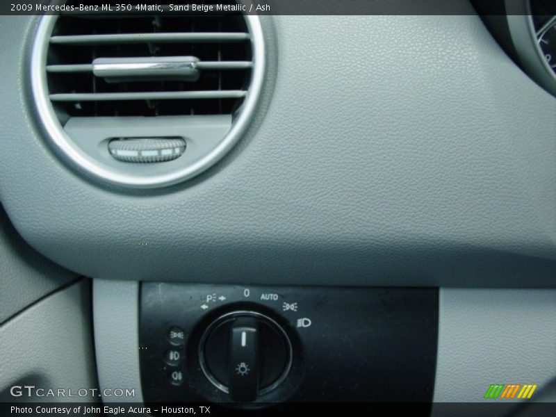 Sand Beige Metallic / Ash 2009 Mercedes-Benz ML 350 4Matic