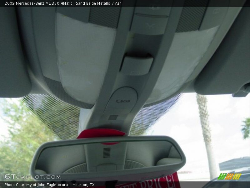 Sand Beige Metallic / Ash 2009 Mercedes-Benz ML 350 4Matic