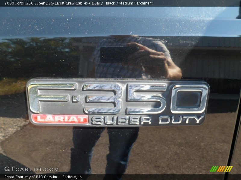 Black / Medium Parchment 2000 Ford F350 Super Duty Lariat Crew Cab 4x4 Dually