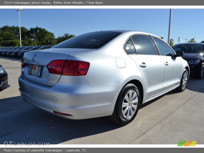 Reflex Silver Metallic / Titan Black 2014 Volkswagen Jetta S Sedan