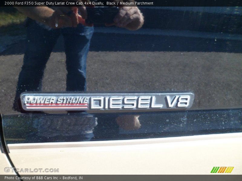 Black / Medium Parchment 2000 Ford F350 Super Duty Lariat Crew Cab 4x4 Dually