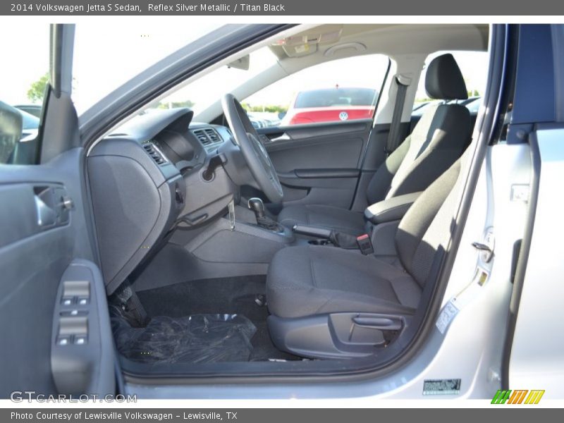 Reflex Silver Metallic / Titan Black 2014 Volkswagen Jetta S Sedan