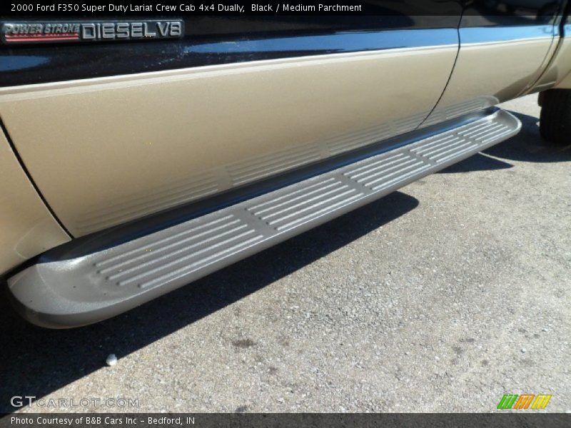 Black / Medium Parchment 2000 Ford F350 Super Duty Lariat Crew Cab 4x4 Dually