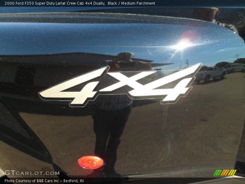 Black / Medium Parchment 2000 Ford F350 Super Duty Lariat Crew Cab 4x4 Dually