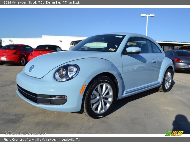 Denim Blue / Titan Black 2014 Volkswagen Beetle TDI