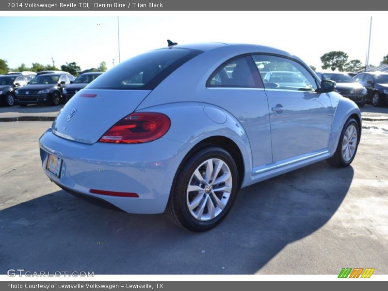Denim Blue / Titan Black 2014 Volkswagen Beetle TDI