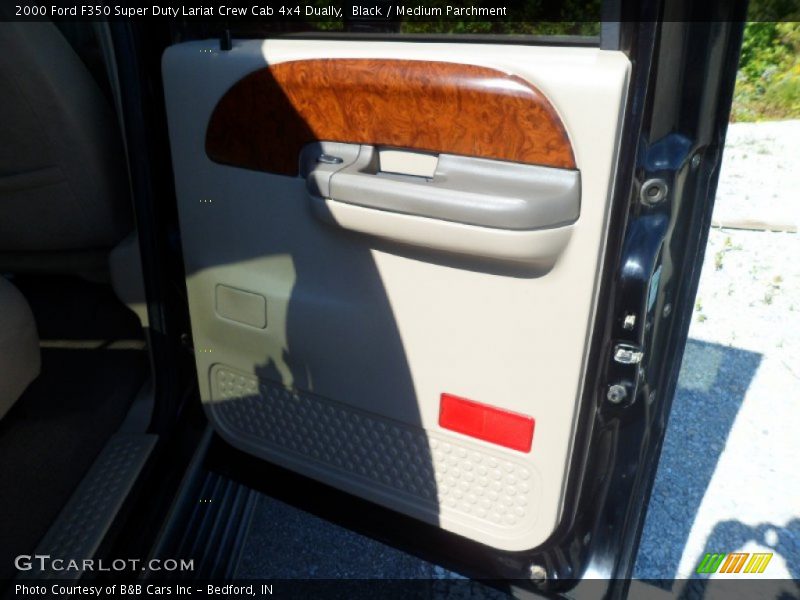 Black / Medium Parchment 2000 Ford F350 Super Duty Lariat Crew Cab 4x4 Dually