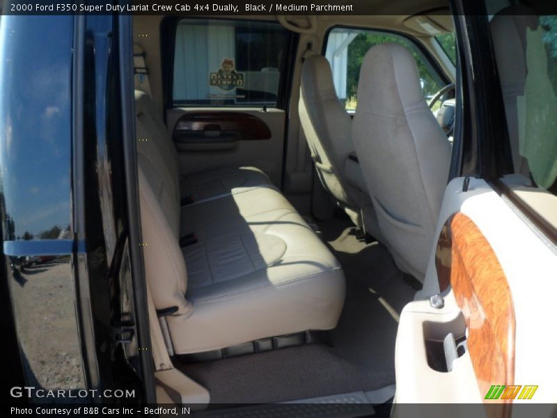 Black / Medium Parchment 2000 Ford F350 Super Duty Lariat Crew Cab 4x4 Dually