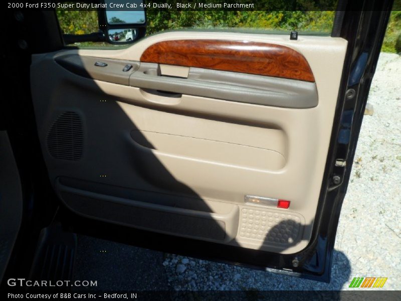 Black / Medium Parchment 2000 Ford F350 Super Duty Lariat Crew Cab 4x4 Dually