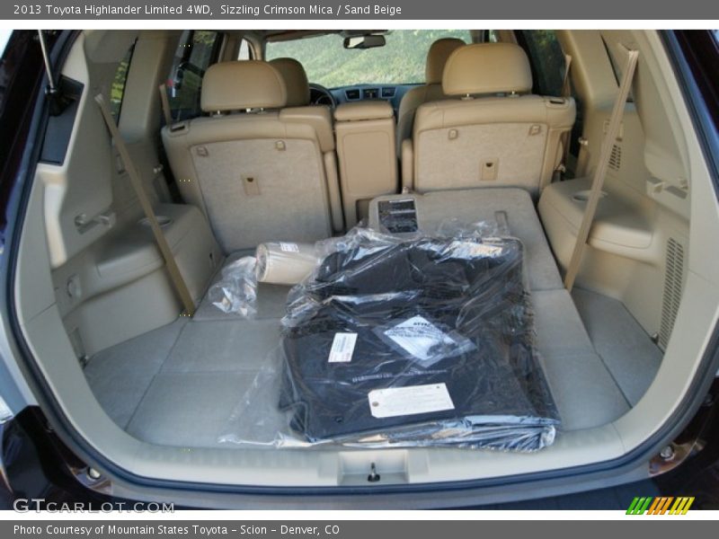 Sizzling Crimson Mica / Sand Beige 2013 Toyota Highlander Limited 4WD