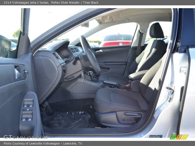 Reflex Silver Metallic / Titan Black 2014 Volkswagen Jetta S Sedan