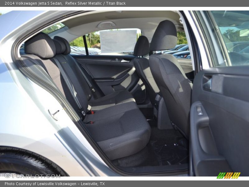 Reflex Silver Metallic / Titan Black 2014 Volkswagen Jetta S Sedan