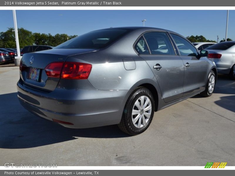 Platinum Gray Metallic / Titan Black 2014 Volkswagen Jetta S Sedan