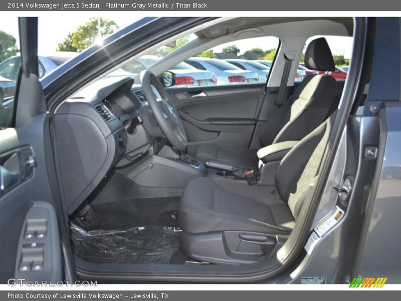 Platinum Gray Metallic / Titan Black 2014 Volkswagen Jetta S Sedan