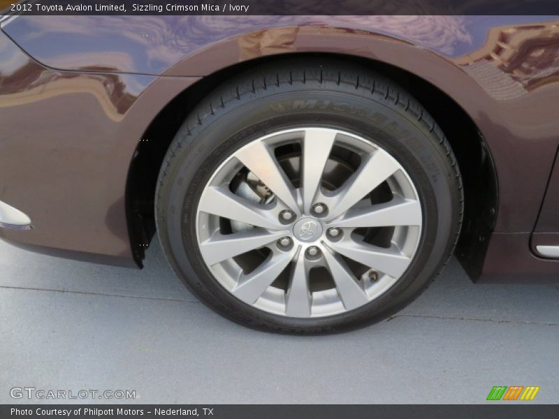 Sizzling Crimson Mica / Ivory 2012 Toyota Avalon Limited