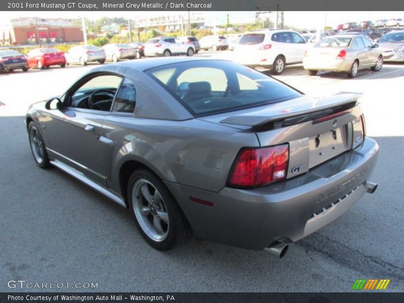 Mineral Grey Metallic / Dark Charcoal 2001 Ford Mustang GT Coupe