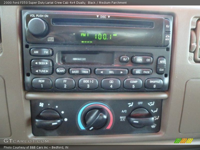 Black / Medium Parchment 2000 Ford F350 Super Duty Lariat Crew Cab 4x4 Dually