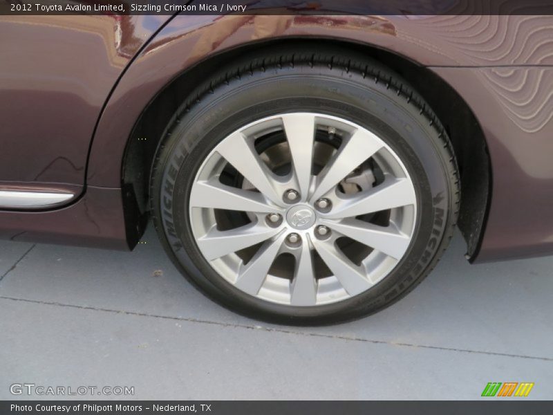 Sizzling Crimson Mica / Ivory 2012 Toyota Avalon Limited