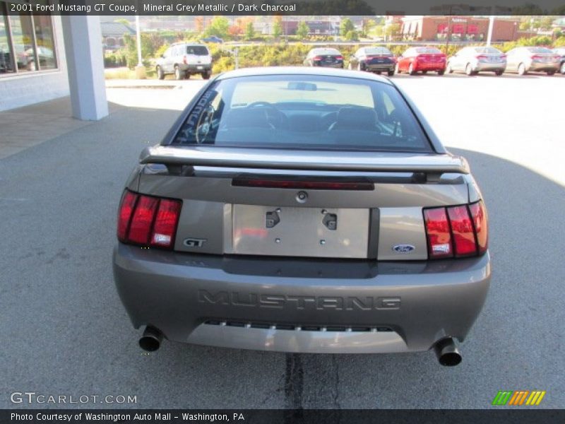 Mineral Grey Metallic / Dark Charcoal 2001 Ford Mustang GT Coupe