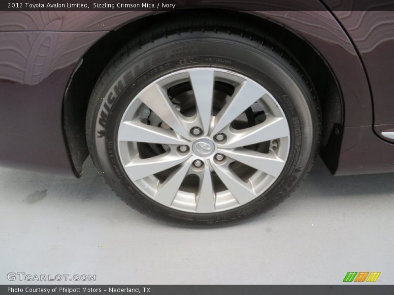 Sizzling Crimson Mica / Ivory 2012 Toyota Avalon Limited