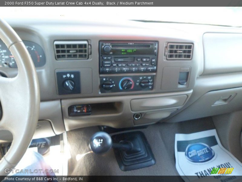 Black / Medium Parchment 2000 Ford F350 Super Duty Lariat Crew Cab 4x4 Dually