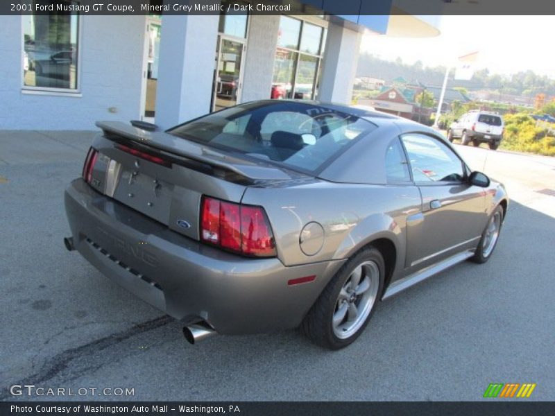 Mineral Grey Metallic / Dark Charcoal 2001 Ford Mustang GT Coupe